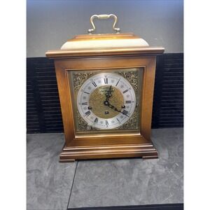 Vintage Emil Schmeckenbecher Triple Chime 2 Jewel Clock Works Chimes‎ Untested